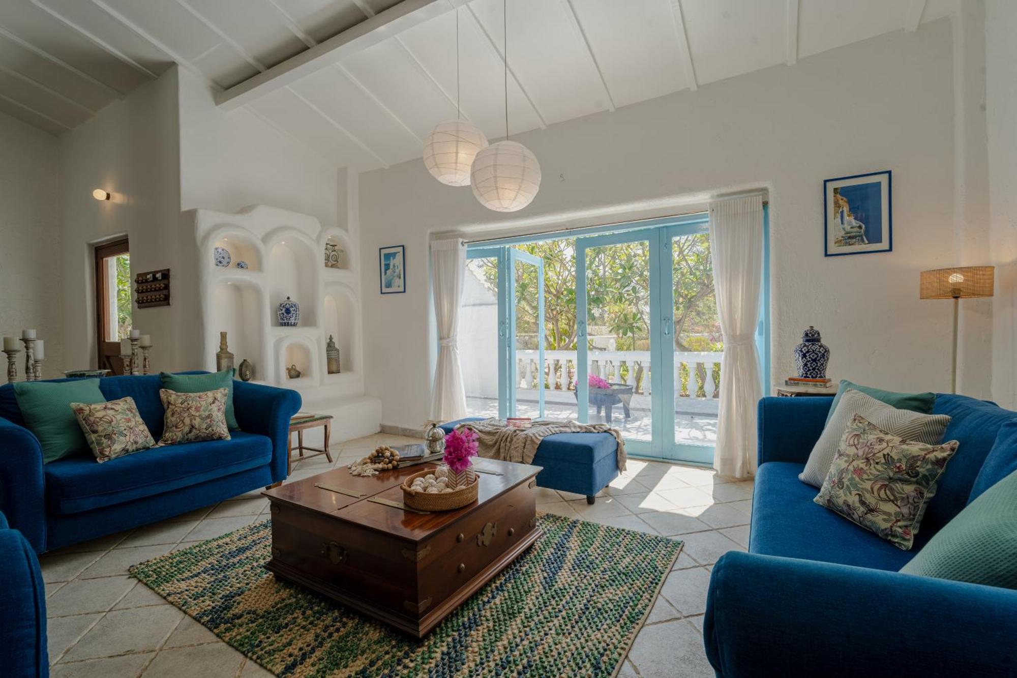 Lohonostays Villa Santorini Alībāg Zewnętrze zdjęcie